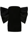 Monot Corset Bow Dress In Black