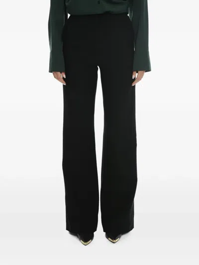 Monot Concealed-fastening Pocket Trousers In Black