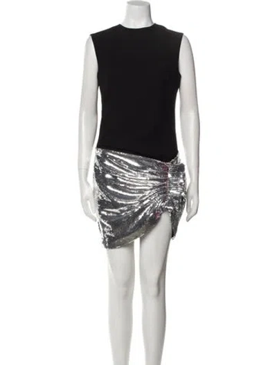 Pre-owned Monot Crew Neck Mini Dress W/ Tags In Gray