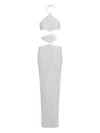 Monot Cut-out Crepe Maxi Dress In White