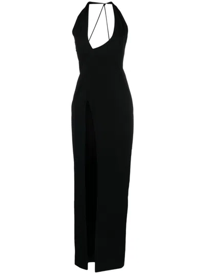 Monot Cut-out Maxi Dress In Schwarz
