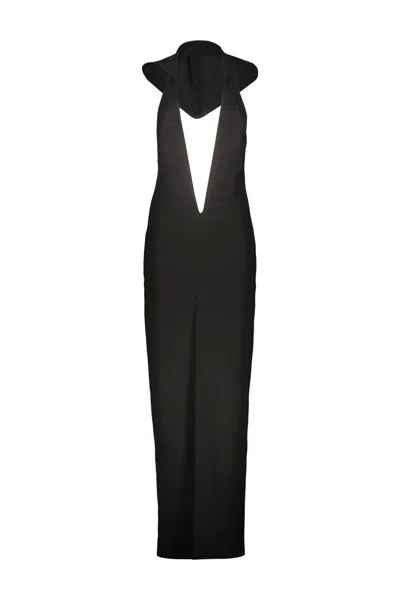 MONOT MÔNOT HOODED DRESS WITH SLIT CLOTHING