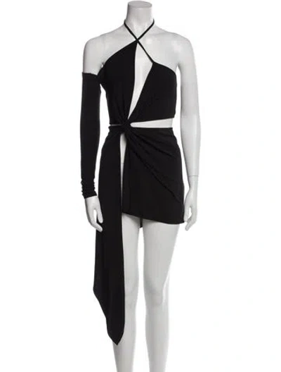 Pre-owned Monot Halterneck Sleeveless Top W/ Tags In Black