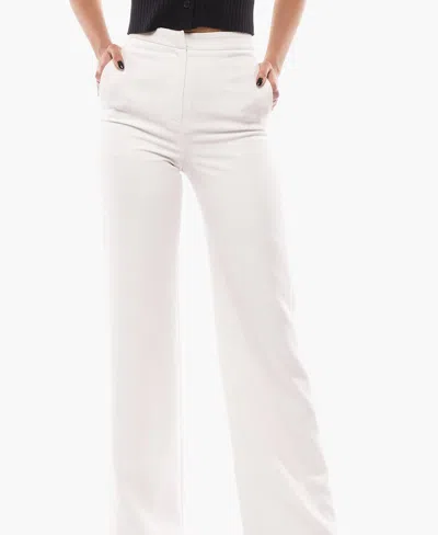Monot High-waist Palazzo Pants In White