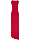 Monot Asymmetric Hem Maxi Dress