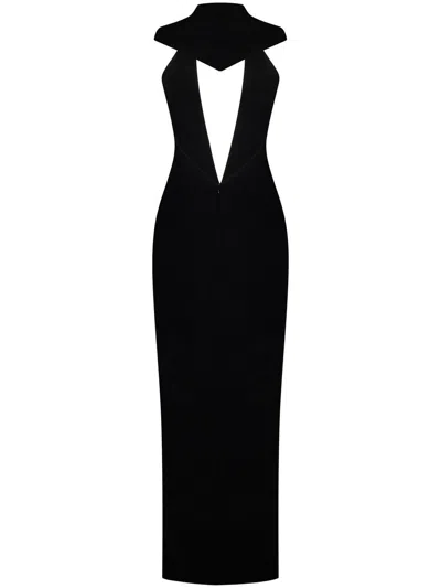 Monot Long Dress In Black