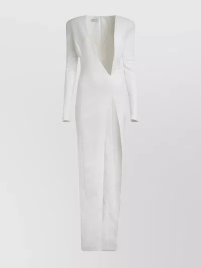 MONOT LONG DRESS WITH DEEP FRONT SLIT