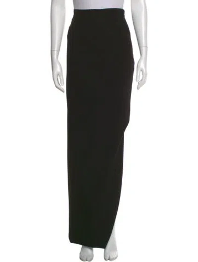 Pre-owned Monot Long Skirt In Black