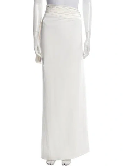 Pre-owned Monot Long Skirt W/ Tags In White