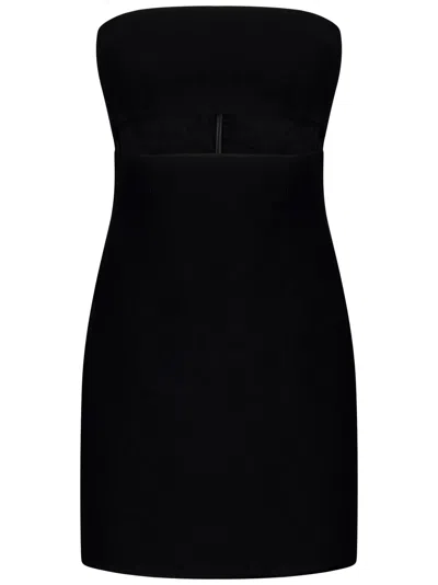 Monot Margaux Mini Dress In Black