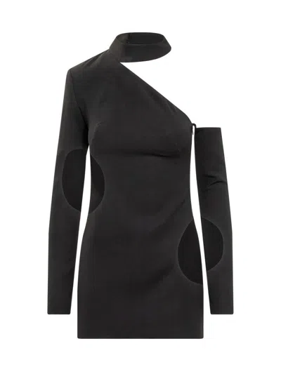 Monot Midi Cut-out Dress In Black