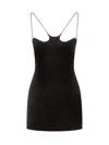Monot Mônot Short Black Dress In Black
