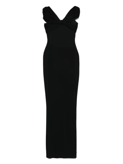 MONOT SCHULTERFREIES MAXIKLEID