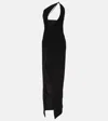 Monot One-shoulder Cutout Gown In Black