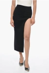 Monot Pencil Skirt With Side Maxi Skirt