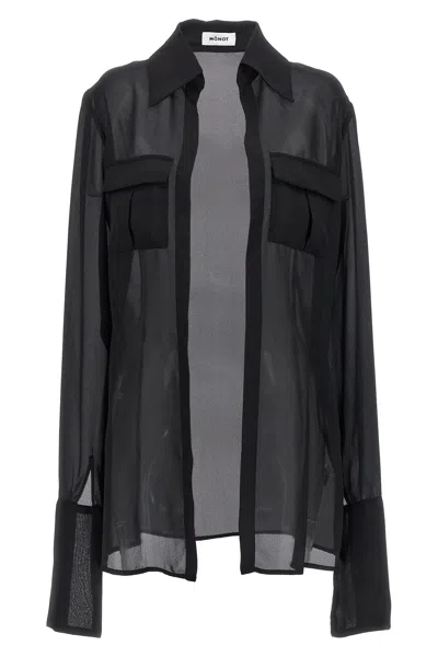 Monot Shirt 'georgette' In Black