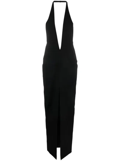 MONOT MONOT SILK CREPE LONG DRESS
