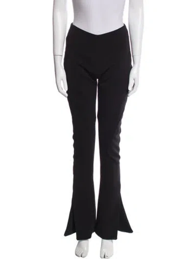 Pre-owned Monot Straight Leg Pants In Black