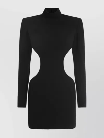 MONOT STRUCTURED MINI DRESS OPEN BACK