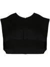 MONOT T CUT-OUT CROP TOP