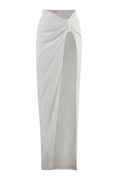 MONOT TORPEDO CREPE SKIRT