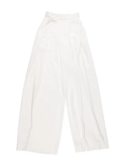 Pre-owned Monot Wide Leg Pants In White