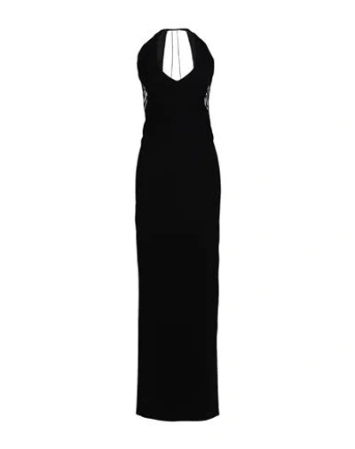 Monot Mônot Woman Maxi Dress Black Size 2 Polyester