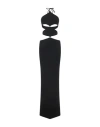 Monot Mônot Woman Maxi Dress Black Size 2 Polyester In Black