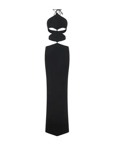 Monot Mônot Woman Maxi Dress Black Size 2 Polyester