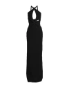 Monot Mônot Woman Maxi Dress Black Size 8 Polyester In Black
