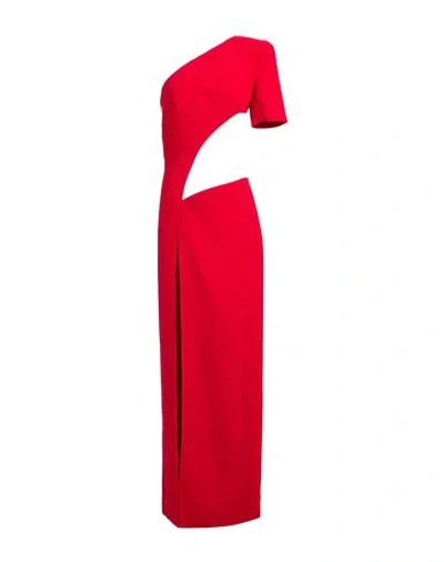 Monot Mônot Woman Maxi Dress Red Size 6 Polyester