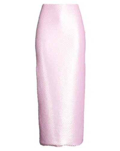 Monot Mônot Woman Maxi Skirt Pink Size 4 Viscose