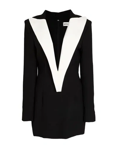 Monot Mônot Woman Mini Dress Black Size 4 Polyester