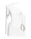 Monot Mônot Woman Mini Dress White Size 2 Polyester