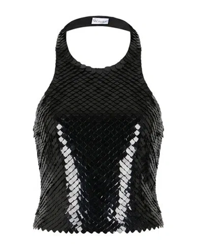 Monot Mônot Woman Top Black Size 2 Viscose