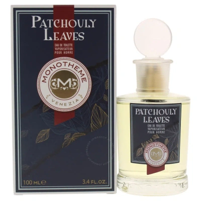 Monotheme Patchouly Leaves By  For Men - 3.4 oz Edt Spray In White