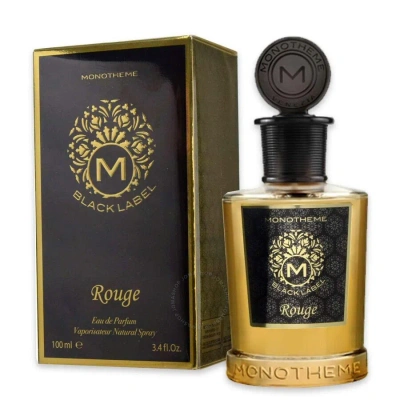 Monotheme Unisex Black Label Rouge Edp 3.4 oz Fragrances 679602451055 In White