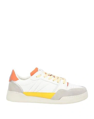 MONOWAY MONOWAY MAN SNEAKERS WHITE SIZE 8 LEATHER