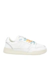 Monoway Man Sneakers White Size 8 Leather In White