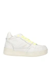 Monoway Woman Sneakers White Size 8 Leather In White