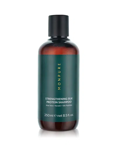 Monpure Strengthening Silk Protein Shampoo 8.5 Oz. In Green