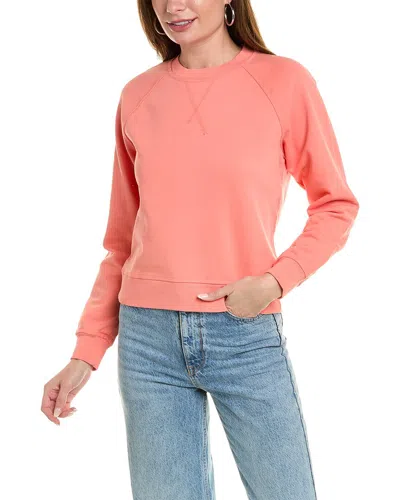 Monrow 90's Classic Raglan Pullover In Pink