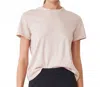 Monrow Basic Crew Neck Tee In White