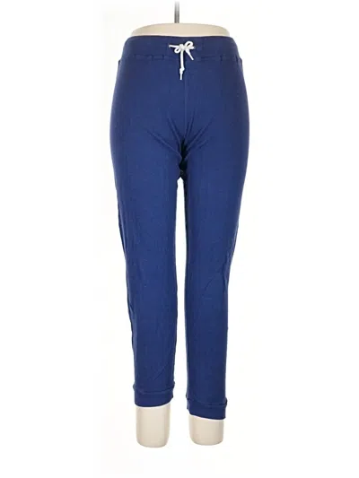 Pre-owned Monrow Active Pants In Blue