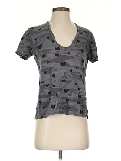 Pre-owned Monrow Active T-shirt In Gray