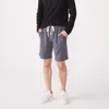Monrow Archives Elastic Waist Shorts In Vintage Black