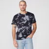 Monrow Archives Tie Dye Relaxed Crew In Faded Black