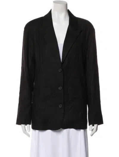 Pre-owned Monrow Blazer In Blue