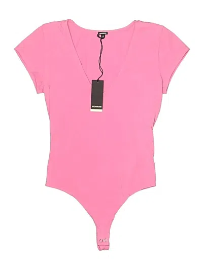 Monrow Bodysuit In Pink