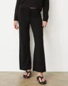 Monrow Boucle Knit Relaxed Pant In Black